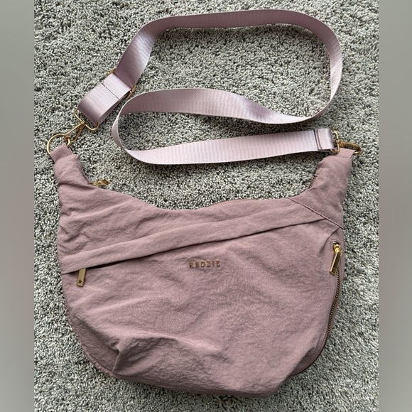 Kedzie Handbags - Kedzie Women’s Crossbody Purse Dusty Rose, Mauve with Gold accents
